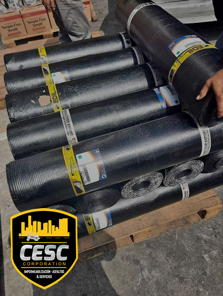 venta de manto asfaltico liso